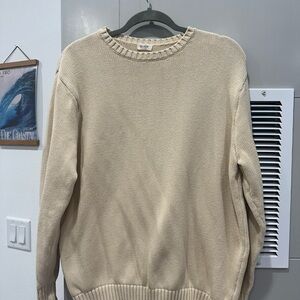 Brandy Melville Beige Crewneck Sweater